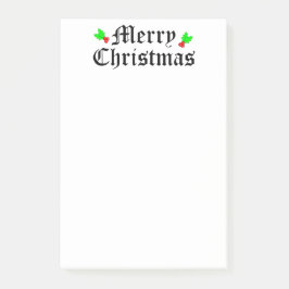 Vrolijk kerstfeest na de dag post-it® notes