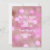 Vrolijk Kerstfeest & Naam, Schattigee Hond of Uw F Kaart (Achterkant)