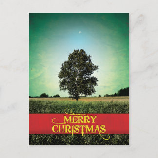Vrolijk kerstfeest - naar de hemel feestdagenkaart