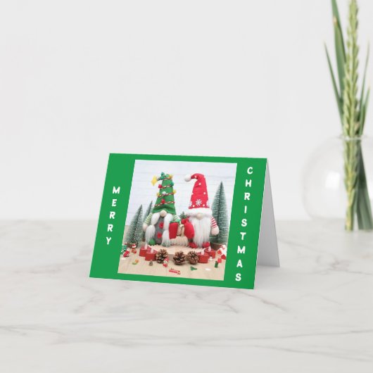 "VROLIJK KERSTFEEST" NAAR DE "LIEFDE VAN MIJN LEVE KAART (Voorkant)