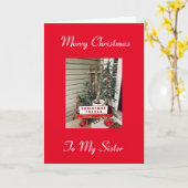 ** VROLIJK KERSTFEEST** NAAR MIJN SPECIALE **ZUS** KAART (Gele Bloem)