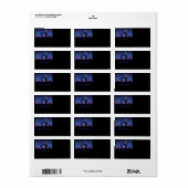 Vrolijk kerstfeest Nativiteit van Jezus Etiket (Full Sheet)