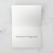 Vrolijk kerstfeest, nativiteitsscène, aangepaste k feestdagen kaart (Binnen)