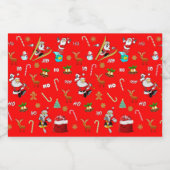 Vrolijk kerstfeest Nice 25 december 2010 Likeurfles Etiket (Enkel label)