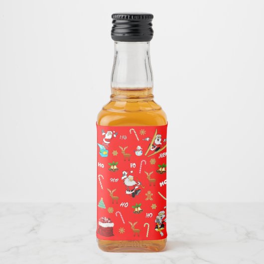 Vrolijk kerstfeest Nice 25 december 2010 Likeurfles Etiket (Voorkant)