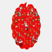 Vrolijk kerstfeest Nice 25 december 2010 Ornament Kaart (Rechts)