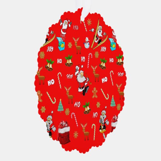 Vrolijk kerstfeest Nice 25 december 2010 Ornament Kaart (Rechts)