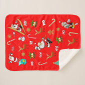 Vrolijk kerstfeest Nice 25 december 2010 Sherpa Deken (Voorkant (horizontaal))