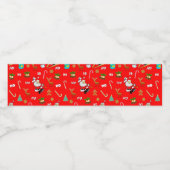 Vrolijk kerstfeest Nice 25 december 2010 Waterfles Etiket (Enkel label)