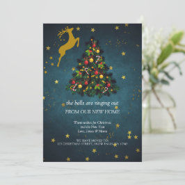 Vrolijk Kerstfeest Nieuw Huis Verhuizen Aankondiging