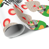 Vrolijk kerstfeest, nieuw jaar, Kerstmis, vrolijk, Cadeaupapier (Rol Hoek)