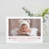 Vrolijk kerstfeest nieuwe baby feestdagenkaart (Staand voorkant)