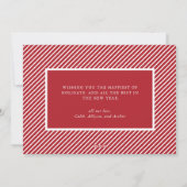 Vrolijk kerstfeest nieuwe baby feestdagenkaart (Achterkant)