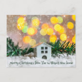 Vrolijk kerstfeest Nieuwe feestelijke feestdag Briefkaart (Voorkant)