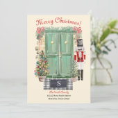 Vrolijk Kerstfeest Nieuwe Home Kaart (Staand voorkant)