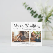 vrolijk kerstfeest | Nieuwe Home Wijziging van Adr Feestdagenkaart (Staand voorkant)