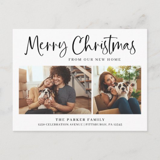 vrolijk kerstfeest | Nieuwe Home Wijziging van Adr Feestdagenkaart (Voorkant)