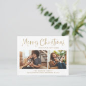 vrolijk kerstfeest | Nieuwe Home Wijziging van Adr Feestdagenkaart (Staand voorkant)