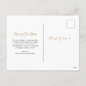 vrolijk kerstfeest | Nieuwe Home Wijziging van Adr Feestdagenkaart (Achterkant)