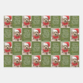 Vrolijk kerstfeest Nieuwjaar - 1 Foto Inpakpapier Vel (Voorkant 2)