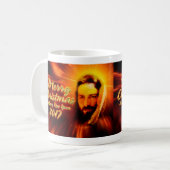 Vrolijk kerstfeest Nieuwjaar 2017 Jezus Mok (Voorkant links)