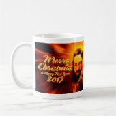 Vrolijk kerstfeest Nieuwjaar 2017 Jezus Mok (Links)