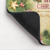 Vrolijk kerstfeest Nieuwjaar 74 Mousepad Muismat (Hoek)