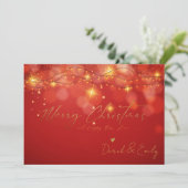 Vrolijk kerstfeest nieuwjaar feestdag (Staand voorkant)