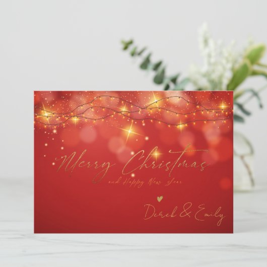 Vrolijk kerstfeest nieuwjaar feestdag (Staand voorkant)