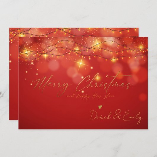 Vrolijk kerstfeest nieuwjaar feestdag (Voorkant / Achterkant)