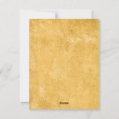 Vrolijk Kerstfeest Nieuwjaar Gouden Geometrische F Feestdagenkaart (Achterkant)