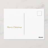 Vrolijk kerstfeest nieuwjaar kerstversiering briefkaart (Achterkant)