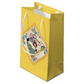 Vrolijk kerstfeest Nieuwjaar Symbool Mouse Cartoon Klein Cadeauzakje (Achterkant Gekanteld)