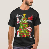 Vrolijk kerstfeest Noordpool Fun T-Shirt (Voorkant)