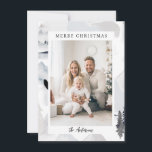 vrolijk kerstfeest! Noordse, eenvoudige foto Feestdagenkaart<br><div class="desc">Klantspecifieke "Merry Christmas" Noordse,  eenvoudige,  foto vakantie kaart. Modern & eenvoudig voor papier en digitale liefhebbers in print en download.</div>