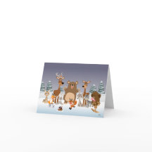 Vrolijk kerstfeest! notecard