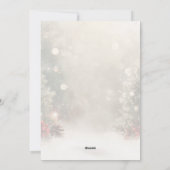 Vrolijk Kerstfeest Notenkraker Familie Vakantie Ka Feestdagenkaart (Achterkant)