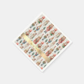 Vrolijk Kerstfeest Notenkraker Vakantie Servet (Hoek)