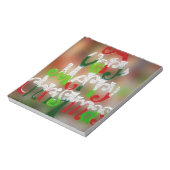 vrolijk kerstfeest notitieblok (Linkerzijde)