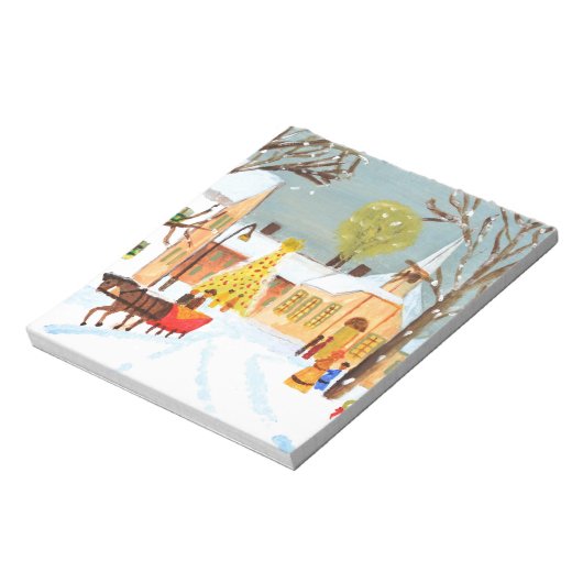 Vrolijk kerstfeest notitieblok (Linkerzijde)