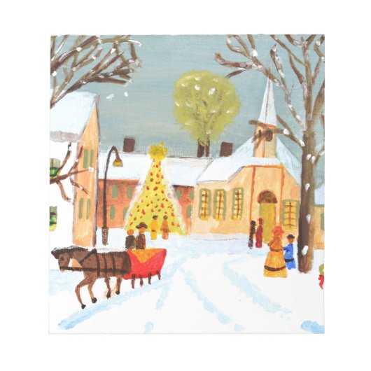 Vrolijk kerstfeest notitieblok (Voorkant)