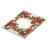 Vrolijk kerstfeest notitieblok (Linkerzijde)
