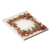 Vrolijk kerstfeest notitieblok (Schuin)