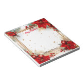 Vrolijk kerstfeest notitieblok (Schuin)