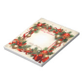 Vrolijk kerstfeest notitieblok (Linkerzijde)