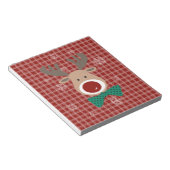 Vrolijk kerstfeest! notitieblok (Schuin)