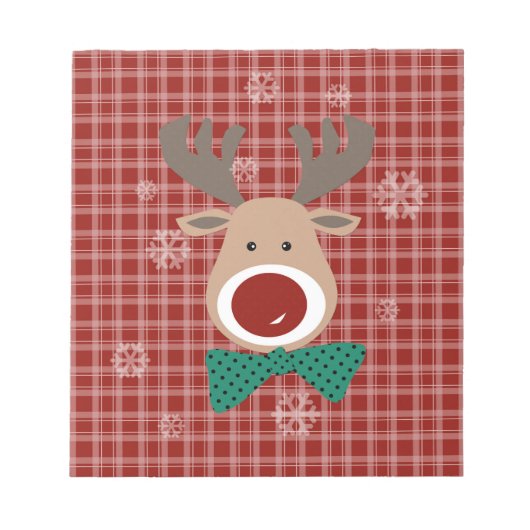 Vrolijk kerstfeest! notitieblok (Voorkant)