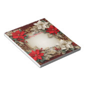 Vrolijk kerstfeest notitieblok (Schuin)