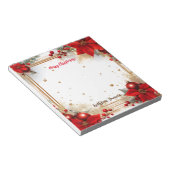 Vrolijk kerstfeest notitieblok (Schuin)