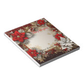 Vrolijk kerstfeest notitieblok (Schuin)